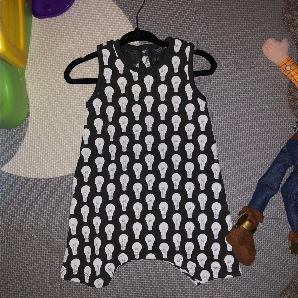 L’ovedbaby onesie, yellow sub romper, mebie baby